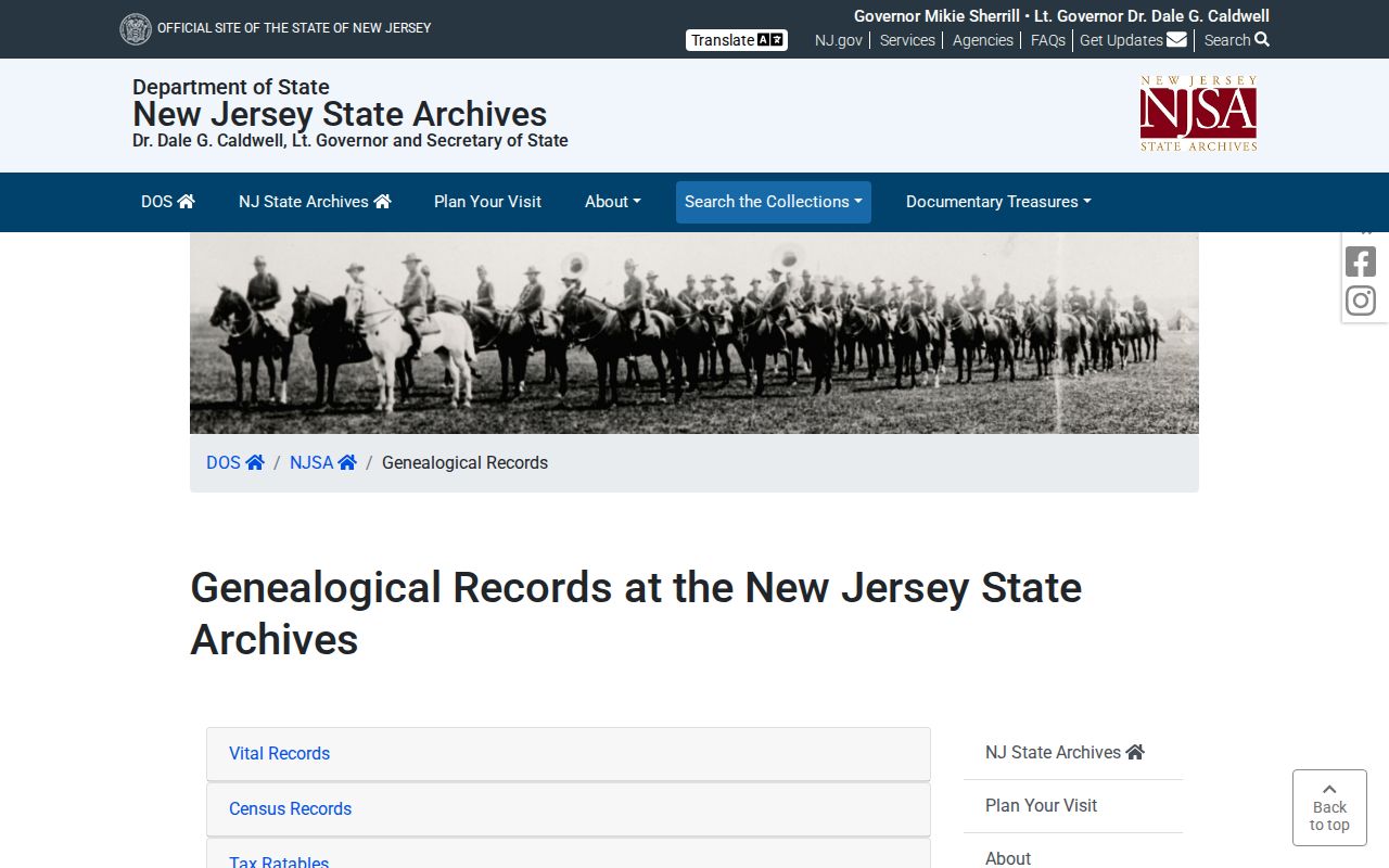 New Brunswick city directory research through New Jersey State Archives genealogy collections